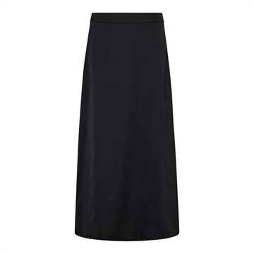 Co Couture AdnaCC Sateen Skirt 34164 Black